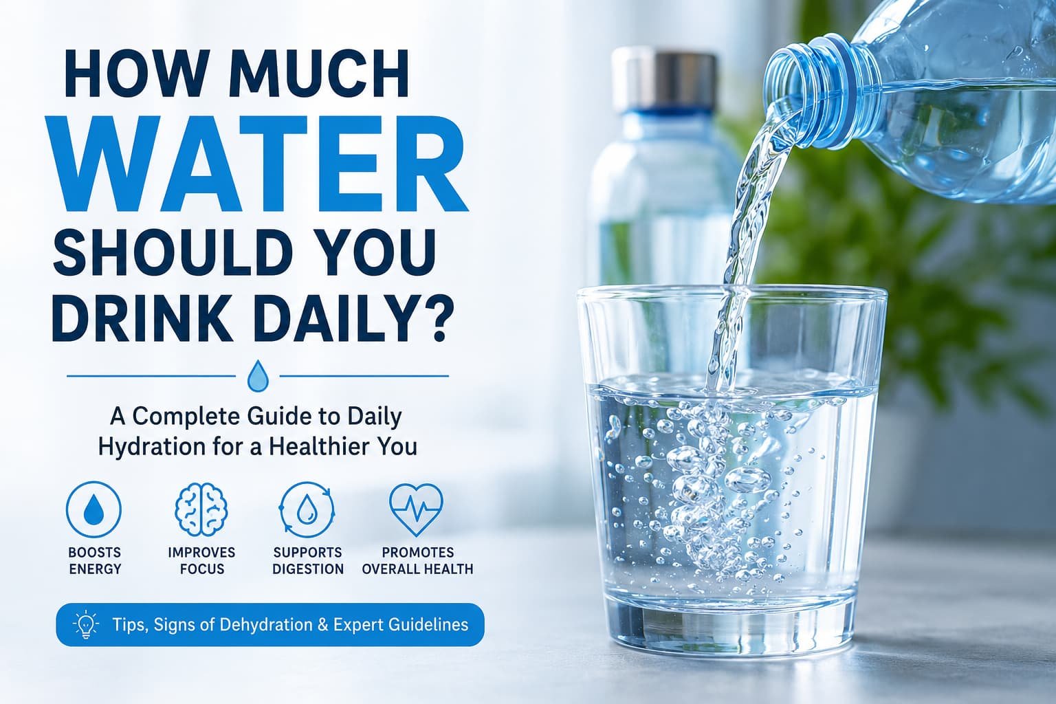 How Much Water Should You Drink Daily