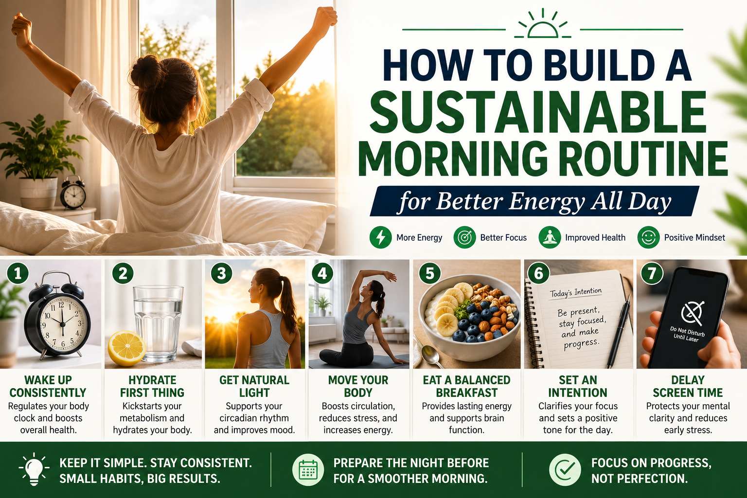 How to Build a Sustainable Morning Routine for Better Energy All Day
